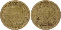 Monaco 2 Francs Louis II - ND (1945) - TTB