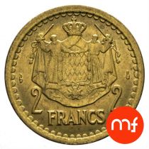 Monaco 2 Francs MONACO 1943 - Louis II
