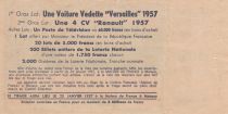 Monaco 20 Francs - Loterie - Colonie Française de Monaco - 1957 - VF
