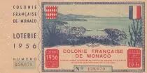 Monaco 20 Francs - Loterie - Colonie Française de Monaco - 1957