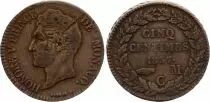 Monaco 5 Centimes Honoré V - 1837 MC