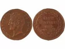 Monaco 5 Centimes Honoré V - 1837 MC