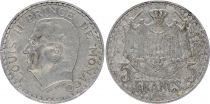 Monaco 5 Francs Louis II - 1945 - TTB