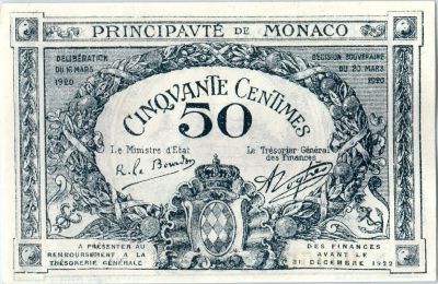 Révolution française 1793 Fort-Hercule Monaco 3 Livres 10 Sols Gad MC100