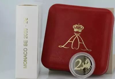 Monaco Coffret 2 euros BE Albert II - 2010 - Etui carton l�g�rement abim�