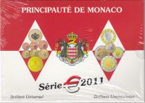 Monaco Coffret BU Euro - Monaco 9 pièces - 2011- Mariage