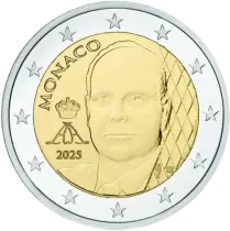Monaco Coffret BU Euro 2025 - avec le nouveau portrait Albert II