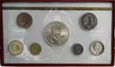 Monaco FDC.1975 S�rie 7 pi�ces FDC Rainier III - 1975