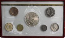 Monaco FDC.1975 Set of 7 coins Rainier III - 1975
