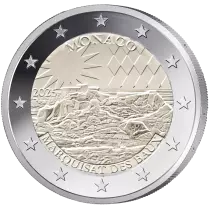 Monaco Fief de Carladès - 2 Euros Commémo. BE 2025