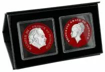 Monaco Grace et Rainier de Monaco - Coffret Duo MONACO SPACE RED