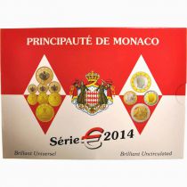 Monaco Proof set 8 coins BU 2014 - Albert
