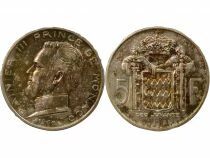 Monaco Rainier III - 5 Francs Argent - 1960 Paris
