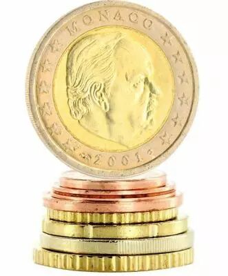 Monaco S�rie 8 pi�ces euros Rainier III - 2001