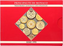 Monaco Série BU 10 pièces Rainier III - 1995
