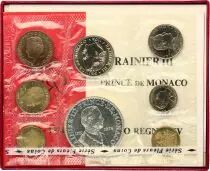 Monaco Série FDC 8 pièces Rainier III - 1949-1974 - 25 ans de règne