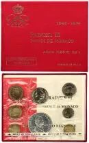 Monaco Série FDC 8 pièces Rainier III - 1949-1974 - 25 ans de règne