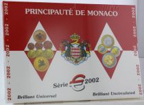 Monaco Set BU Euro - Monaco 8 coins - Prince Rainier - 2002