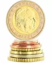 Monaco Set of 8 coins in euros Rainier III - 2001