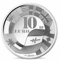 Moneta di Parigi  D Day - History of Humanity 10 Euros Silver BE 2019 (MDP)
