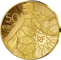Moneta di Parigi  Le Roi Midas - 100 Euros GOLD (1/2 Oz) Semeuse BE 2023 FRANCE (MDP)