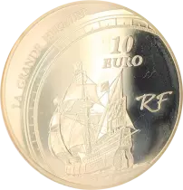 Moneta di Parigi 10 Euros Jacques Cartier - Silver Proof  - 2011