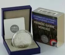 Moneta di Parigi 10 Euros Silver - Men and Women in the Great War BE 2014 (MDP)