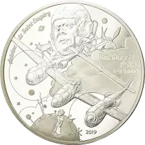 Moneta di Parigi 10 Euros Silver Proof - Aviation & History - P-38 - 2019