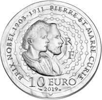 Moneta di Parigi 10 Euros Silver Proof - Marie Curie - 2019