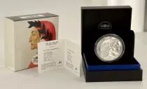 Moneta di Parigi 20 Euro Dante Aligheri  (1265-1621) - 2021 - High Relief Silver Proof  - Monnaie de Paris