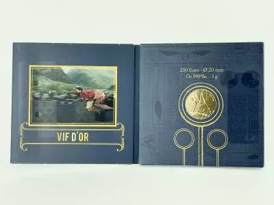 Moneta di Parigi 250 Euros, Harry Potter - Golden Snitch -  Gold - 2021 - BU