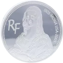 Moneta di Parigi 500 years Mona Lisa - 20 Euros Silver proof (5 Oz) 2003