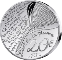 Moneta di Parigi Agatha Christie  - The Art of the Pen - 20 Euros Silver High Relief Proof 2026