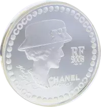 Moneta di Parigi COCO CHANNEL - 5 Euros Silver BE 2008