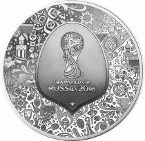 Moneta di Parigi FIFA FOOTBALL WORLD CUP RUSSIA 10 Euros Silver BE 2018 (CDM)