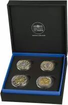 Moneta di Parigi Nouvelle Face Nationale - Quadriptych box set version BE 2021-2022 (MDP)