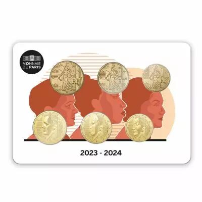 Moneta di Parigi Nouvelles Faces Nationales - Sextuple box set BU 2023-2024 (MDP)