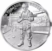 Moneta di Parigi United Kingdom - Pegasus Bridge - 80 years of the DDAY - 10 Euros Silver 2024