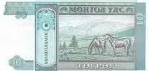 Mongolei 10 Tugrik Sukhe-Bataar - Horses - 1993