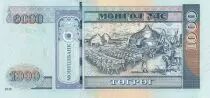 Mongolia 1000 Tugrik - Ghengis Khan - Mongols warriors - 2020 - Serial AW - P.NEW