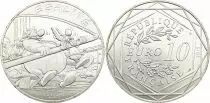 Monnaie de Paris  10 Euros Silver - Asterix and Obelix rowing - Monnaie de Paris 2015