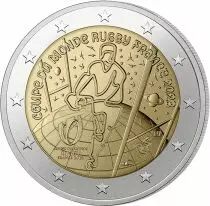 Monnaie de Paris  2 euros commemo. 2023 UNC - Rugby World Cup 2023