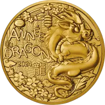 Monnaie de Paris  Year of the Dragon - 1/4 Euros 2024