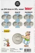 Monnaie de Paris 10 Euros Silver - Asterix and Obelix - Fraternity - Asterix and the Belgians - 2015