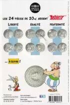 Monnaie de Paris 10 Euros Silver - Asterix and Obelix - Fraternity - Asterix and the Bretons - 2015