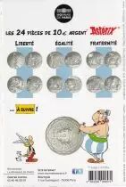 Monnaie de Paris 10 Euros Silver - Asterix and Ob&eacute;lix - Freedom - Asterix and the Bretons - 2015