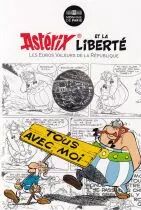 Monnaie de Paris 10 Euros Silver - Asterix and Ob&eacute;lix - Freedom - Caesar\'s gift - Agecanonix - 2015