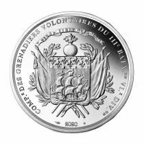 Monnaie de Paris 10 Euros Silver Proof - Arrival of La Fayette in Boston - 2020