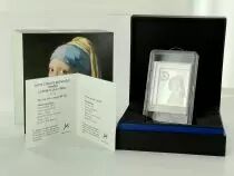 Monnaie de Paris 50 Euro Vermeer (1632-1675) Girl with Pearl - 2021 - Silver Proof - Monnaie de Paris