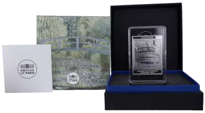 Monnaie de Paris 50 Euros Silver 100 g. BE 2022 - Bassin aux Nymph�as - Harmonie verte by Monet - Masterpieces from museums (MDP